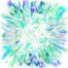 An abstract transparent iridescent color blur design element.