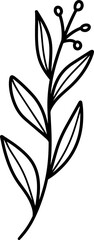 Hand Drawn Leaves