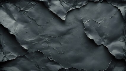Dark Gray Textured Abstract: A Moody, Crinkled Surface