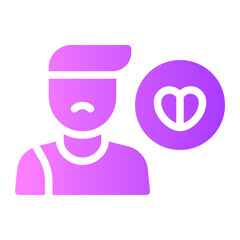 bad feedback gradient icon