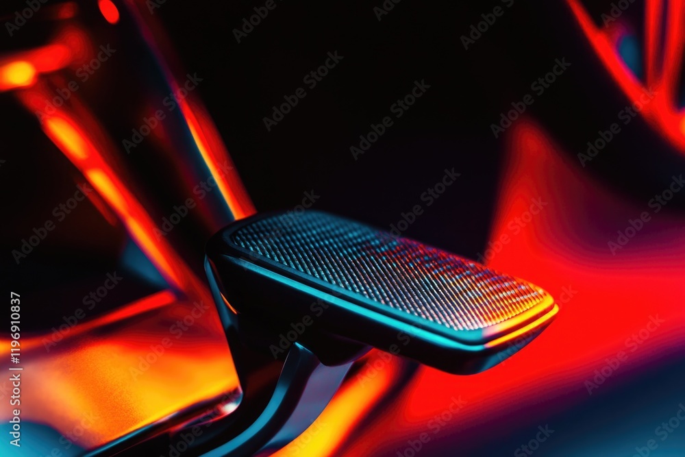 Poster a close-up shot of a car dashboard with a red light on, suitable for use in images about traffic saf
