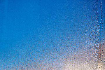 drops of condensation on the windows