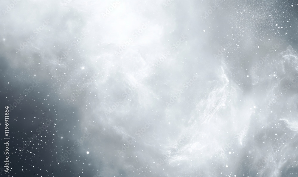 Poster white and grey background. space design concept. decorative web layout or poster, banner., generativ