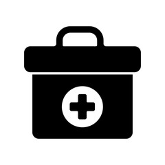 Icon a MEDICAL KIT, isolated against a clean background.