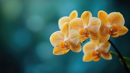 Fototapeta premium A beautiful flower in focus with blurred surroundings