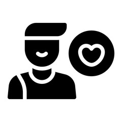 love glyph icon