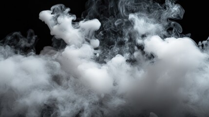 A close-up shot of smoke rising into the air, captured in a high-contrast black and white style
