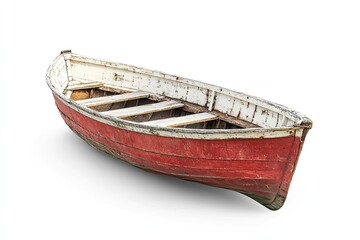 Rowboat isolated on white background