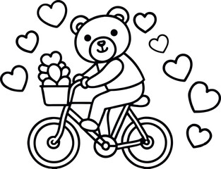 teddy bear with a balloon