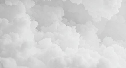 Obraz premium Serene Grey Cloudscape Monochromatic Sky Background Texture