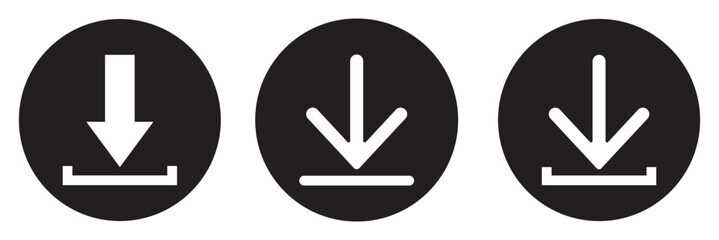 Download flat vector icon. install symbol. Download icon. Modern, simple flat vector illustration. Download icon vector illustration, file download symbol isolated, Software download icon, upload icon