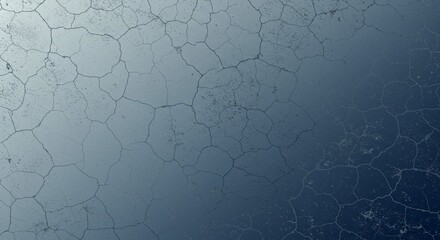 Cracked Surface Texture Abstract Blue Grunge Background