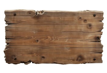 Naklejka premium A wood sign board 