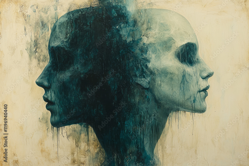 Poster a renowned artist is haunted by visions that drive them to madness, blurring the lines between reali