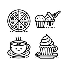 your minimalist bread icon with clean lines on a white background