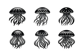 vector illustration of a set of hats