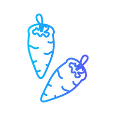 carrots gradient icon