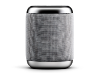 Bluetooth speaker on transparent background