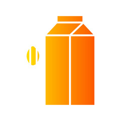 almond milk gradient icon
