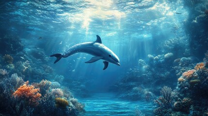 Obraz premium High Quality Dolphin Ocean