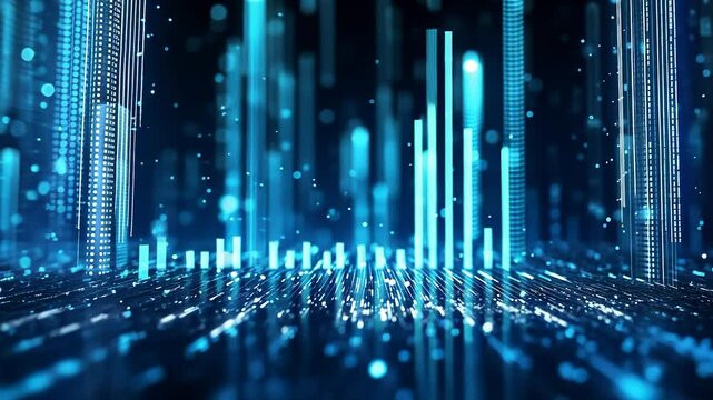 Abstract background with water drops. Cryptocurrency, exchange, background, exchange money, , rays. Rays of money on a blue background. Rays of blue money are being exchanged lifestyle background.