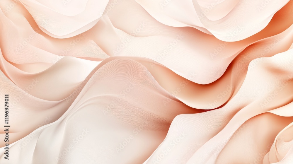 Poster gradient-filled polygons with smooth lines and subtle shadows, arranged to create a modern, abstract