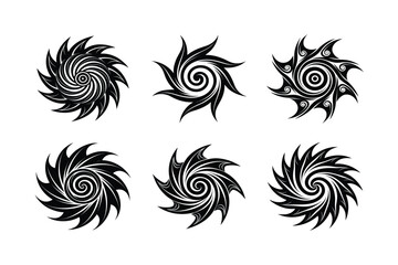 Obraz premium tribal tattoo design elements