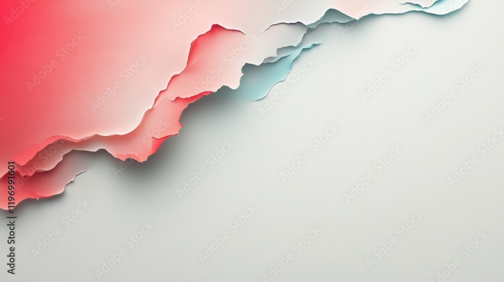 Poster creative mock up space with layered abstract design suitable for adding text or branding elements. g