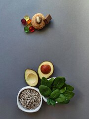 Choosing between sweet or healthy food