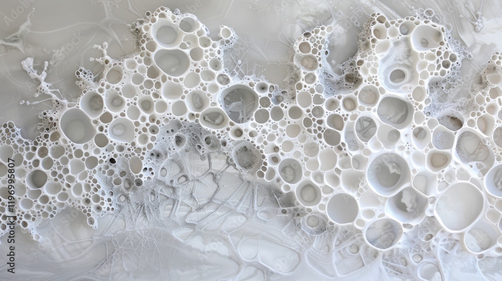 Aufkleber the cracks form an intricate and natural pattern that resembles a web-like structure.