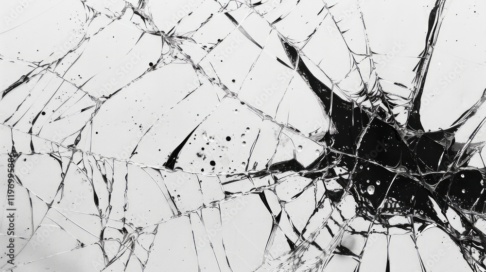 Poster the cracks form an intricate and natural pattern that resembles a web-like structure.