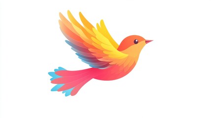 Fototapeta premium illustration of a dove