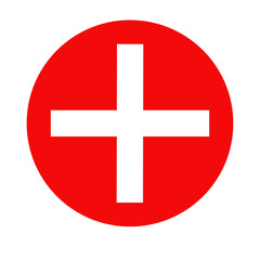 Fototapeta premium Set of realistic colorful 3d plus sign. Different colors arithmetic 3d element, education maths icon, mathematical or medical symbol. Abstract vector illustration isolated on a white background