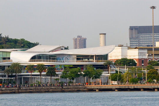 Bukit Merah, Singapore - October 5, 2018 : Exterior View Of Vivocity Shopping Center From Sentosa Island.