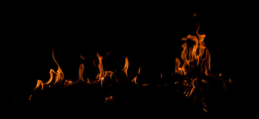Fire sparks background. Abstract dark fire flames background. Background of flames blazing. Blaze...