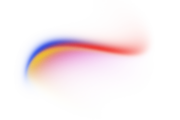 Vibrant orange teal green psychedelic grainy gradient wave shape on transparent background, cover poster backdrop design