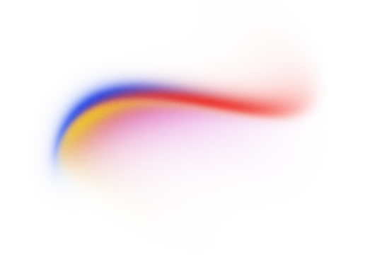 Vibrant orange teal green psychedelic grainy gradient wave shape on transparent background, cover poster backdrop design