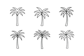 Obraz premium set of silhouettes of icon 