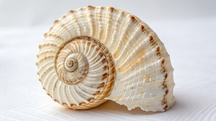 Obraz premium shell on a white background