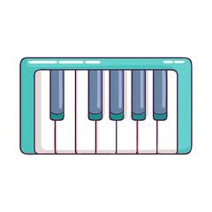 piano keys vector icon, piano keys vector illustration -simple illustration of piano keys, perfect for piano keys logos and icons and themed design 
