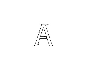 Letter A Logo Template Design Vector, Emblem, Concept Design, Creative Symbol, Icon.