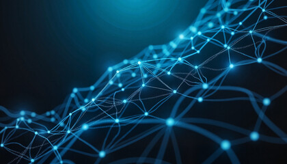 Intertwining digital network cables in cyberspace, technological complexity