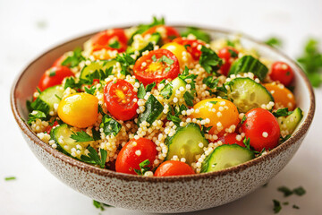 Vibrant Couscous Salad with Fresh Vegetables