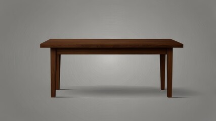 Table furniture icon in flat style. Wooden table vector illustration on isolated background. Dinner desk sign business concept 