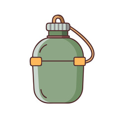 safari water canteen vector icon, safari water canteen vector illustration -simple illustration of safari water canteen, perfect for safari water canteen logos and icons and themed design 