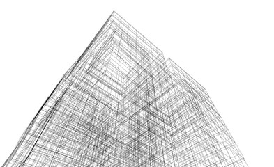 Architectural background 3d buildings