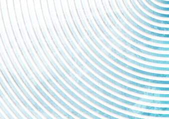 Blue and white grunge linear circles abstract geometric background. Minimal tech vector design