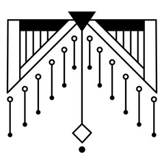 Abstract tribal shape