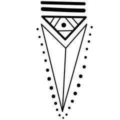 Abstract tribal shape