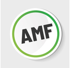 AMF - Acronyme - Autorité des marchés financiers